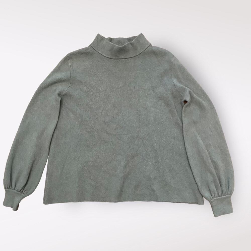 Fate Mock Neck Sweater Womens Small Ash Green Fall‎ Comfy Casual